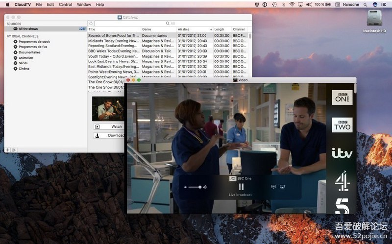 mac版电视CloudTV_3.9.9最新破解版链接