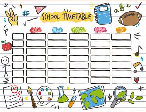 🌻快开学了，各种课程表替孩子保存好！✅可编辑课程表✅30款精美课程表✅幼儿园课程表模板✅图片版课程表✅课程表模板✅可爱课程表✅课程表Word模板链接